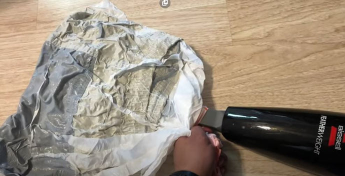 Using those left over plastic bags before your move