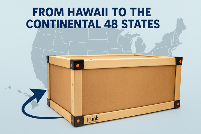 Hawaii Service to 48 US States - Trünk Moves