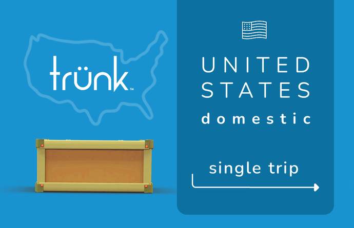 United States Domestic Single Trip Trunk - Trünk Moves