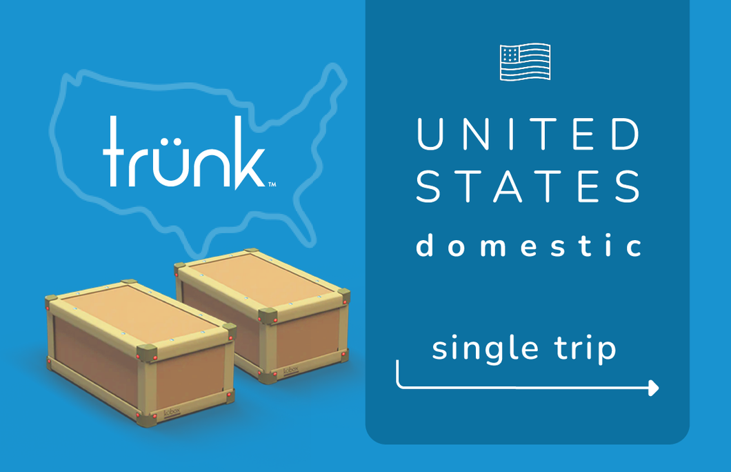 United States Domestic Single Trip Double Trunk - Trünk Moves